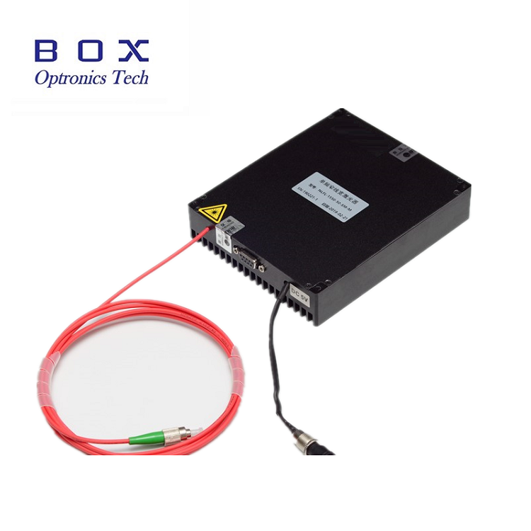 Laser a fibra drogato con olmio visibile ad alte prestazioni