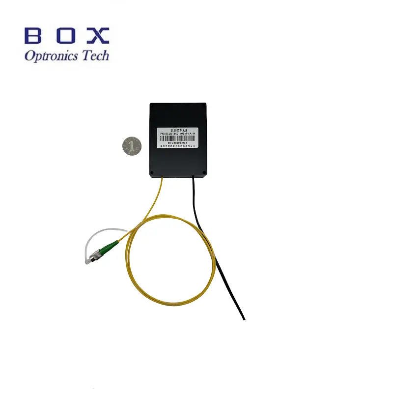 Sorgente luminosa a banda larga SLD da 840 nm 5 mW 10 nm